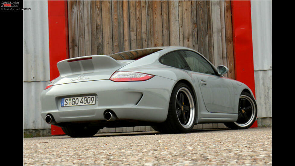 Das Sport-Classic-Modell erhielt auch eine ganz besondere Auspuffanlage