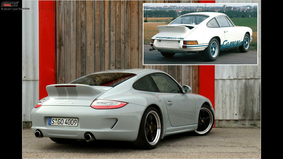 Der 911 Carrera RS 2.7 aus dem Jahr 1972 trug erstmals den Entenbürzel