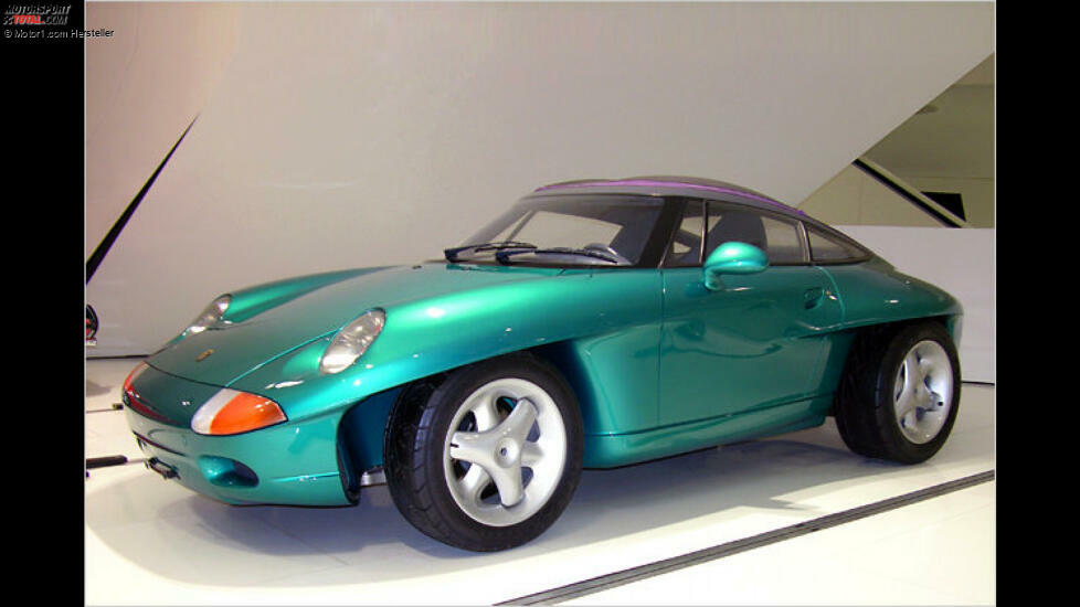 Die Studie 911 Panamericana aus dem Jahr 1989 trug schon das Doppelkuppel-Dach