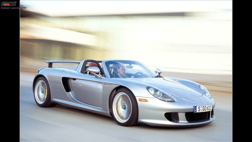 Auch der Carrera GT, hier mit Rallye-Legende Walter Röhrl, war Inspiration für den Sport Classic