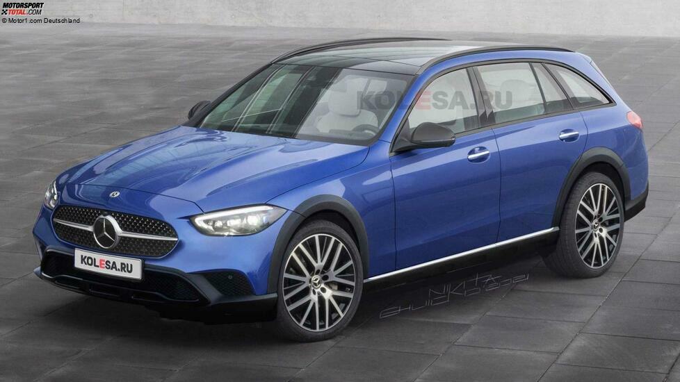 Mercedes C-Klasse All-Terrain (2022) als Rendering