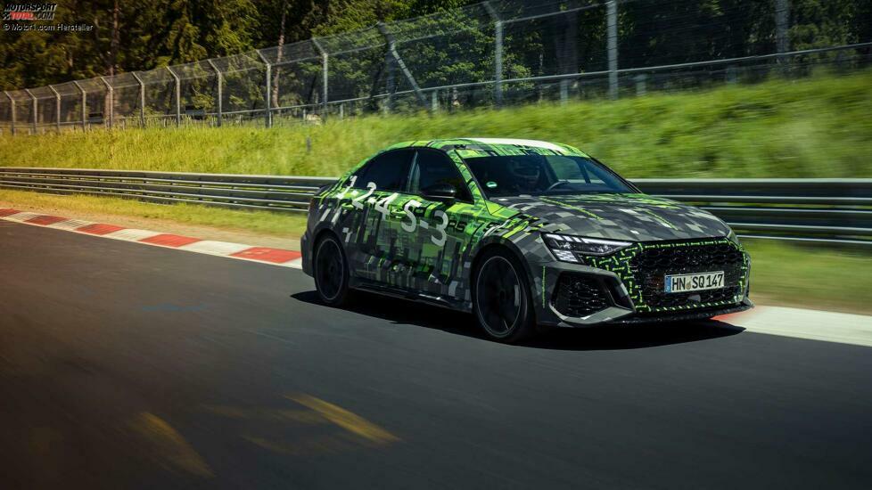 Audi RS3 Sedan stellt Rundenrekord im Nürburgring für Kleinwagen