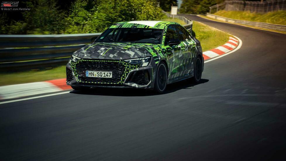 Audi RS3 Sedan stellt Rundenrekord im Nürburgring für Kleinwagen