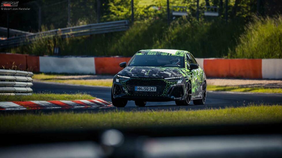 Audi RS3 Sedan stellt Rundenrekord im Nürburgring für Kleinwagen