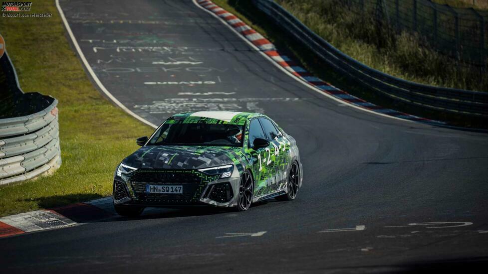 Audi RS3 Sedan stellt Rundenrekord im Nürburgring für Kleinwagen