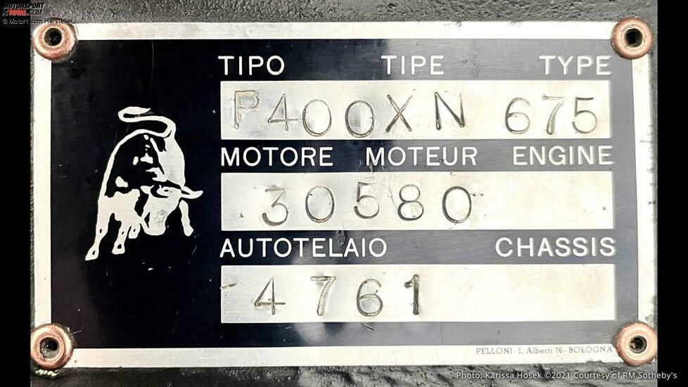 1971 Lamborghini Miura P400 S by Bertone