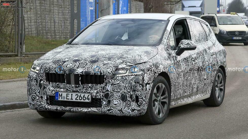 BMW 2er Active Tourer (2021) auf neuen Erlkönigbildern