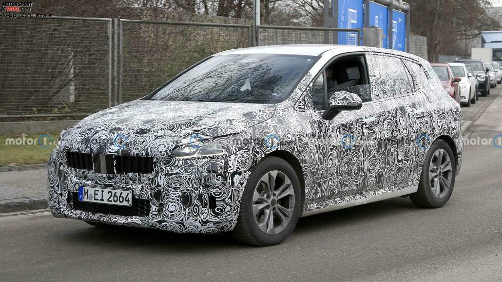 BMW 2er Active Tourer (2021) auf neuen Erlkönigbildern