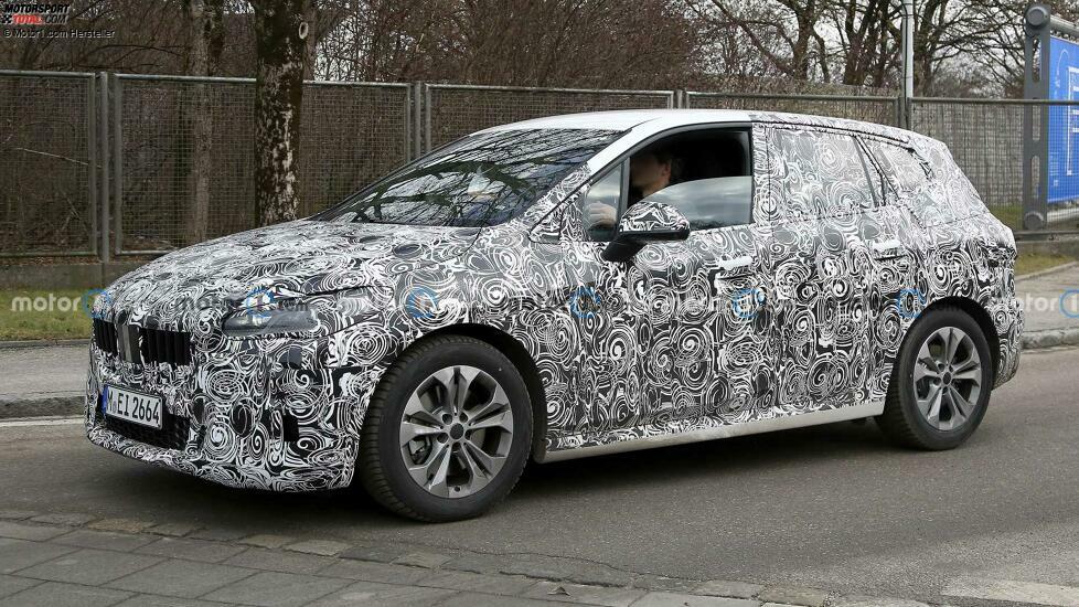 BMW 2er Active Tourer (2021) auf neuen Erlkönigbildern