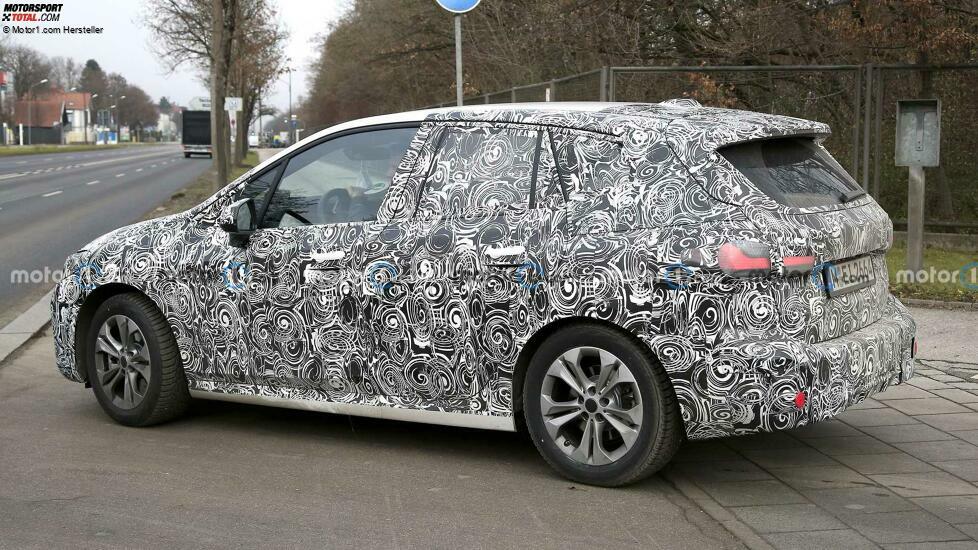 BMW 2er Active Tourer (2021) auf neuen Erlkönigbildern