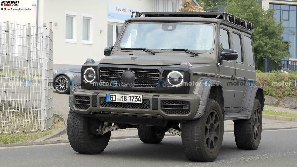 Mercedes G-Klasse 4x4 Quadrat (2022) als Erlkönig