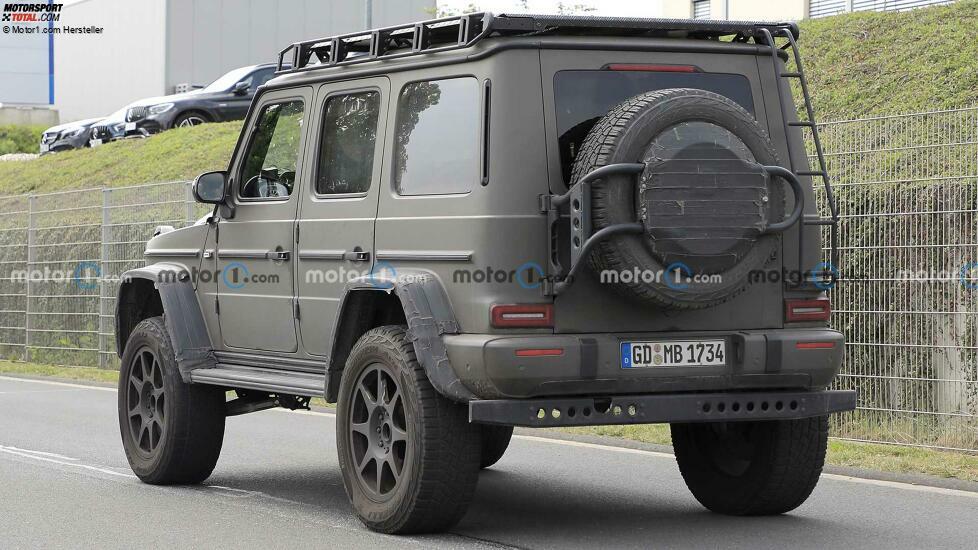 Mercedes G-Klasse 4x4 Quadrat (2022) als Erlkönig