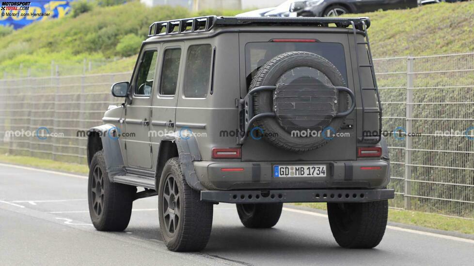 Mercedes G-Klasse 4x4 Quadrat (2022) als Erlkönig