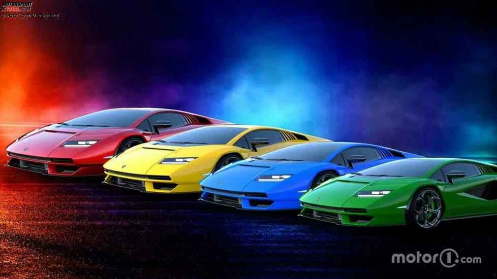 Lamborghini Countach 2021 colors