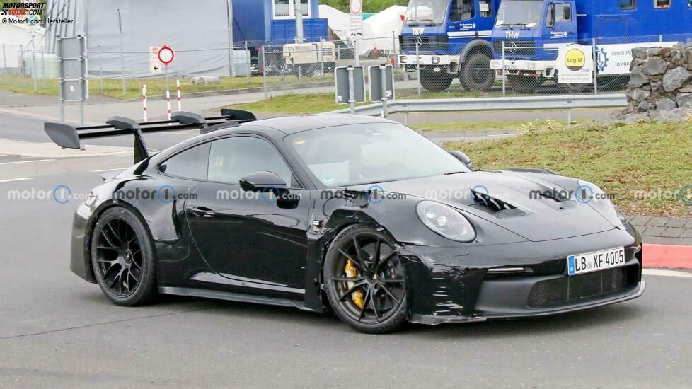 Neuer Porsche 911 GT3 RS aus der Nähe erwischt
