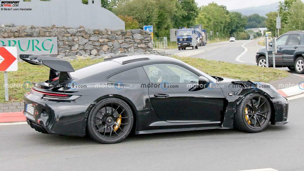 Neuer Porsche 911 GT3 RS aus der Nähe erwischt