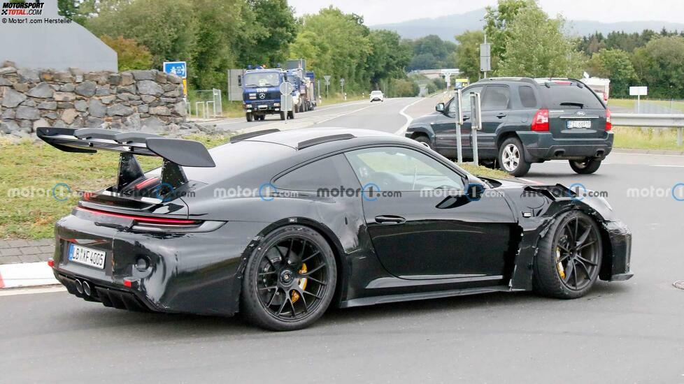 Neuer Porsche 911 GT3 RS aus der Nähe erwischt