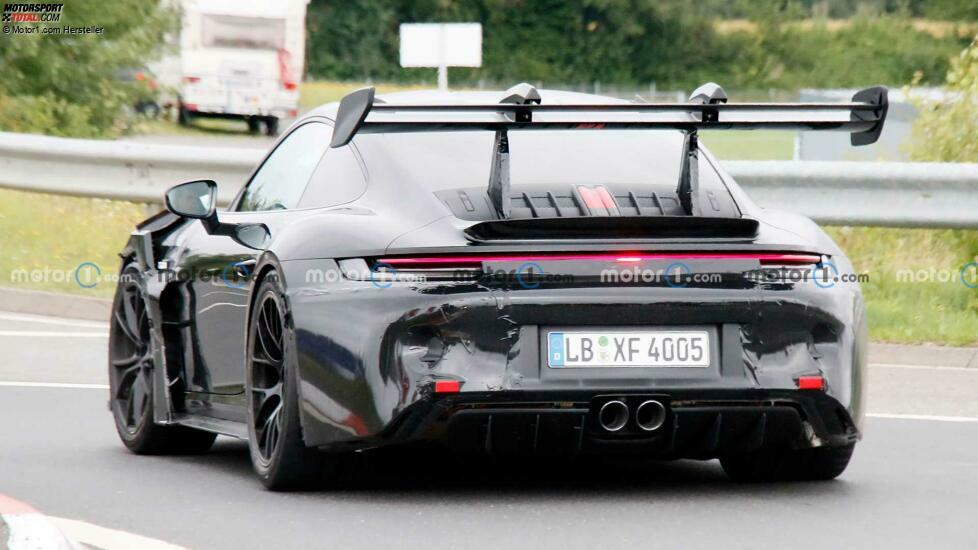 Neuer Porsche 911 GT3 RS aus der Nähe erwischt