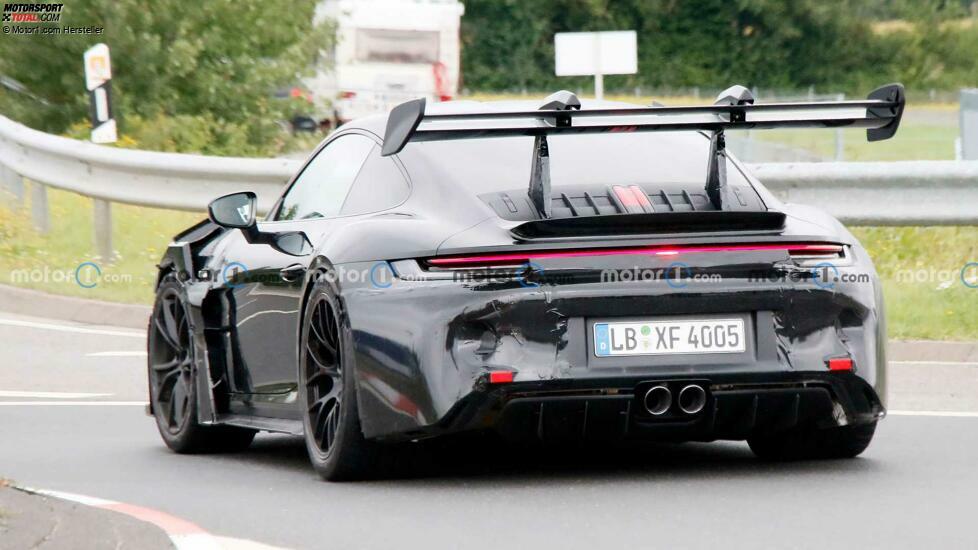 Neuer Porsche 911 GT3 RS aus der Nähe erwischt