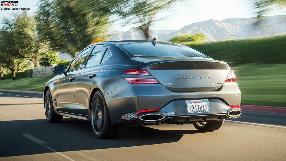 2022 Genesis G70 3.3T Exterieur Hintere Viertel