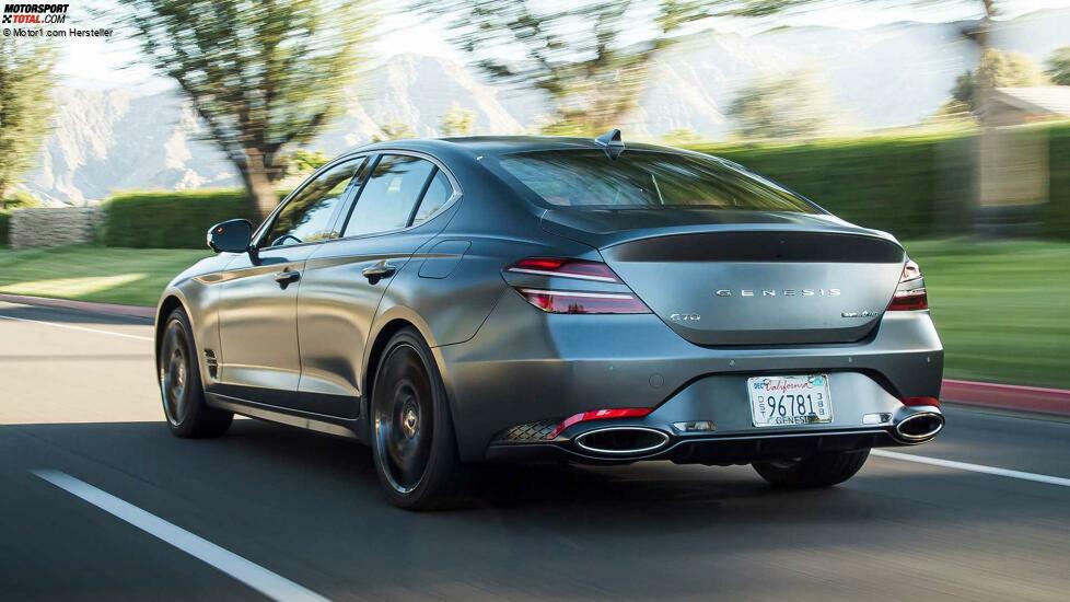 2022 Genesis G70 3.3T Exterieur Hintere Viertel