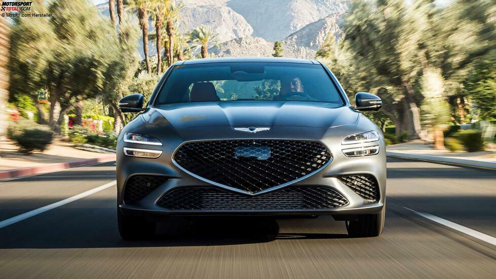 2022 Genesis G70 3.3T Außenansicht Vorderansicht