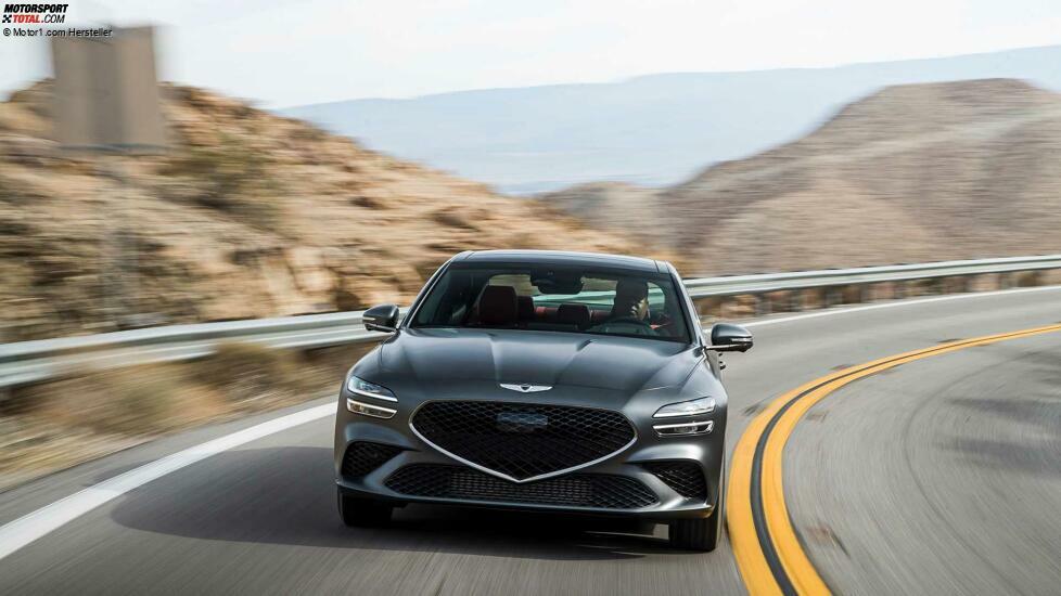 2022 Genesis G70 3.3T Außenansicht Vorderansicht