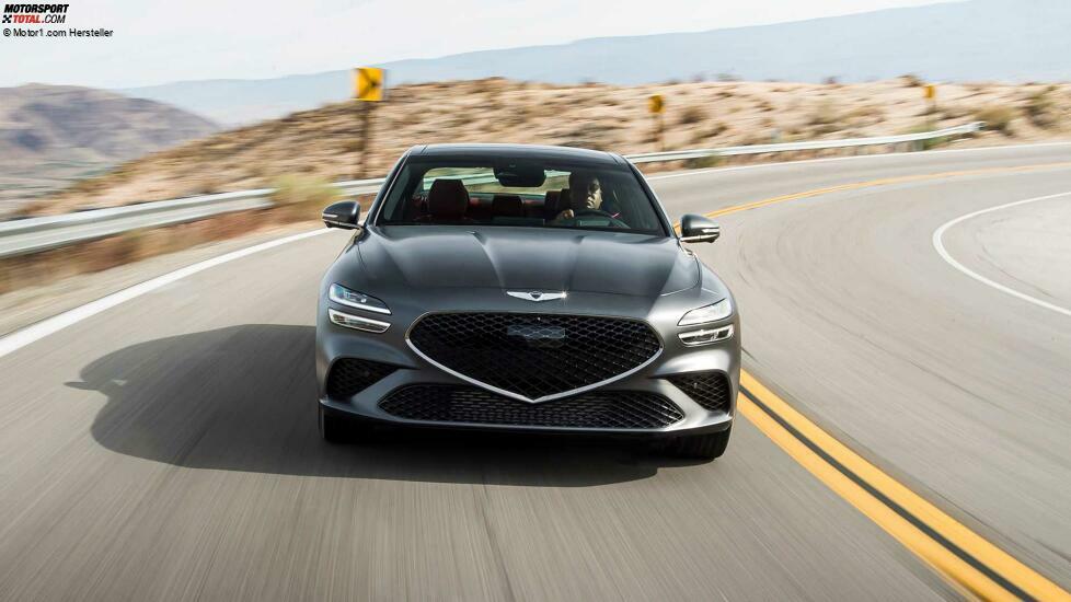 2022 Genesis G70 3.3T Außenansicht Vorderansicht