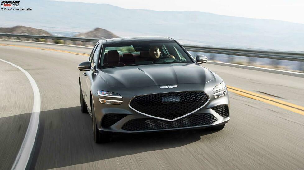 2022 Genesis G70 3.3T Außenansicht Vorderansicht