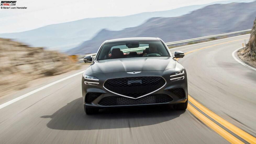 2022 Genesis G70 3.3T Außenansicht Vorderansicht
