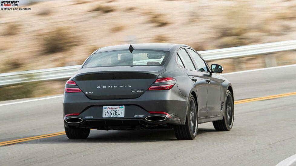 2022 Genesis G70 3.3T Exterieur Hintere Viertel
