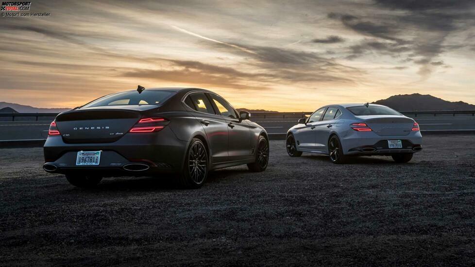 2022 Genesis G70 3.3T Exterieur Hintere Viertel