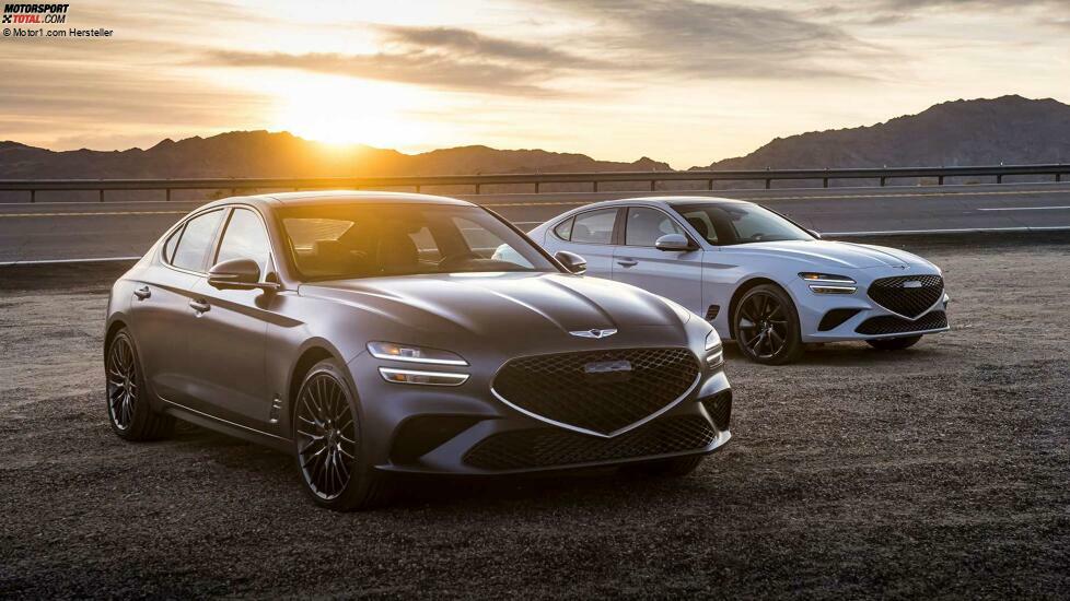 2022 Genesis G70 3.3T Exterieur Front Quarter