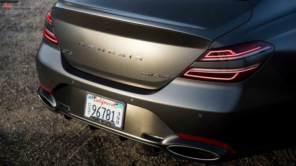 2022 Genesis G70 3.3T Exterieur Hinten Clip
