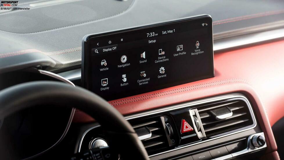 2022 Genesis G70 3.3T Innen-Infotainment