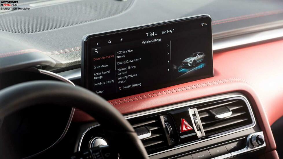 2022 Genesis G70 3.3T Innen-Infotainment