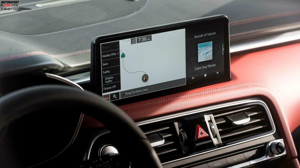 2022 Genesis G70 3.3T Innen-Infotainment