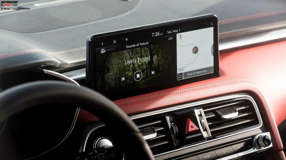 2022 Genesis G70 3.3T Innen-Infotainment