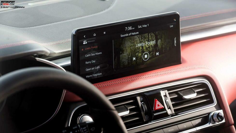 2022 Genesis G70 3.3T Innen-Infotainment