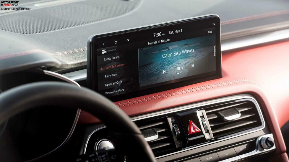 2022 Genesis G70 3.3T Innen-Infotainment