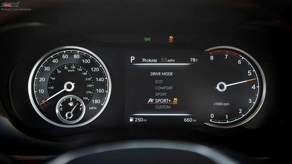 2022 Genesis G70 3,3T Innen Messgerät Cluster