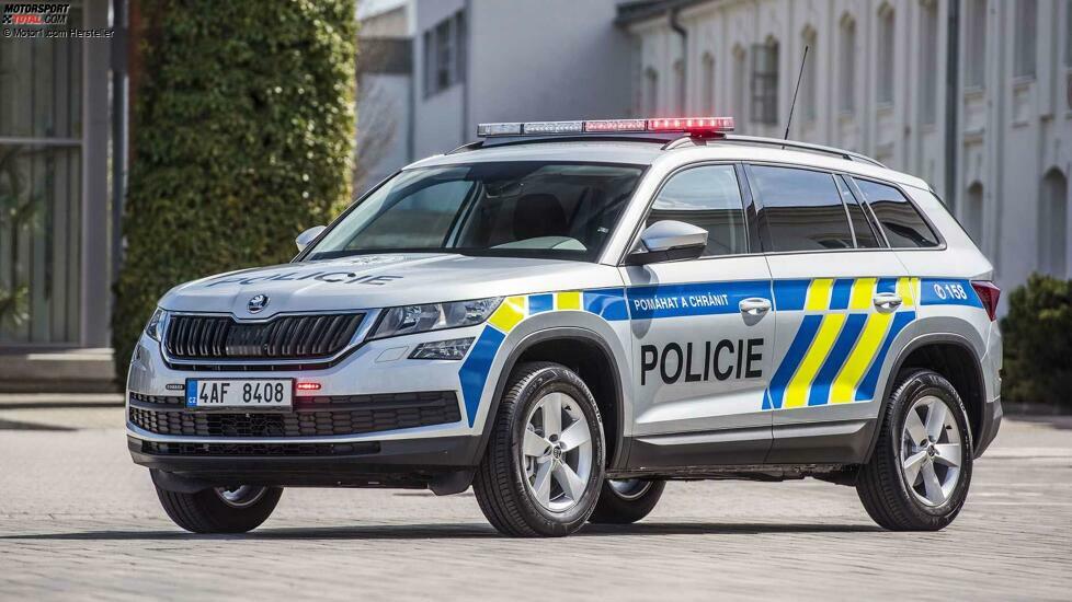 Skoda Modelle als Polizeifahrzeuge 2021