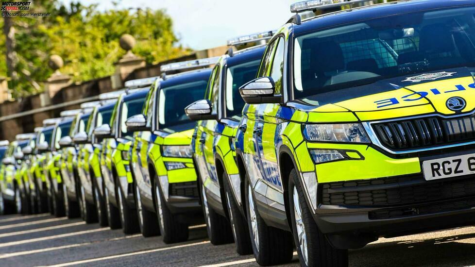 Skoda Modelle als Polizeifahrzeuge 2021