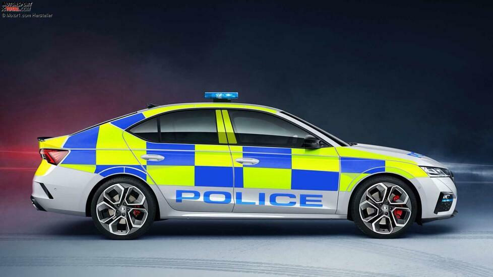 Skoda Modelle als Polizeifahrzeuge 2021