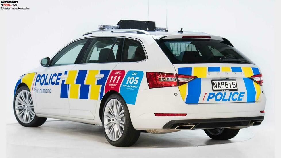 Skoda Modelle als Polizeifahrzeuge 2021