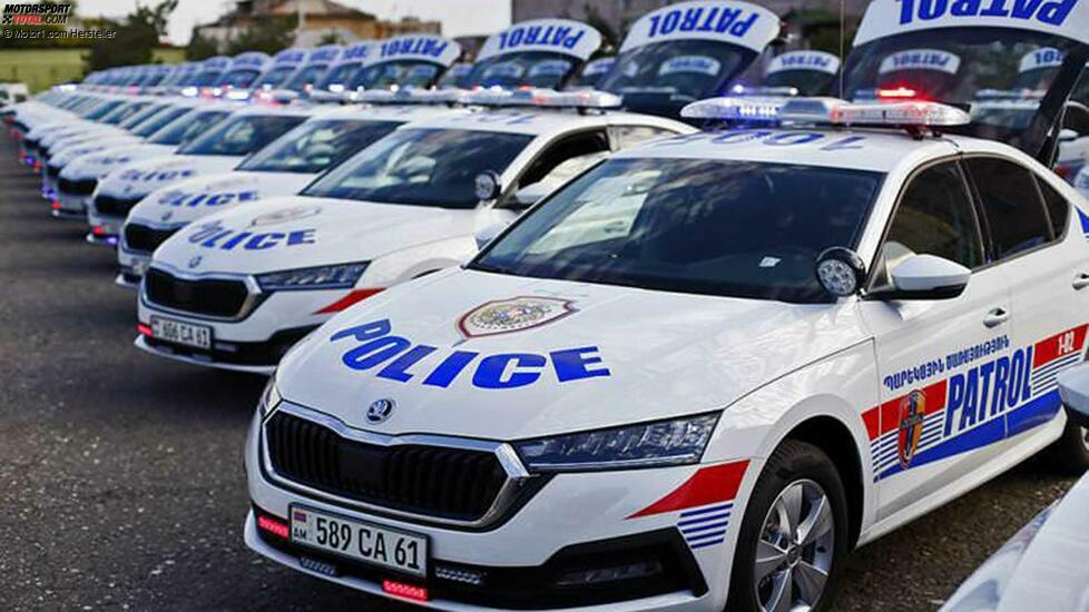 Skoda Modelle als Polizeifahrzeuge 2021