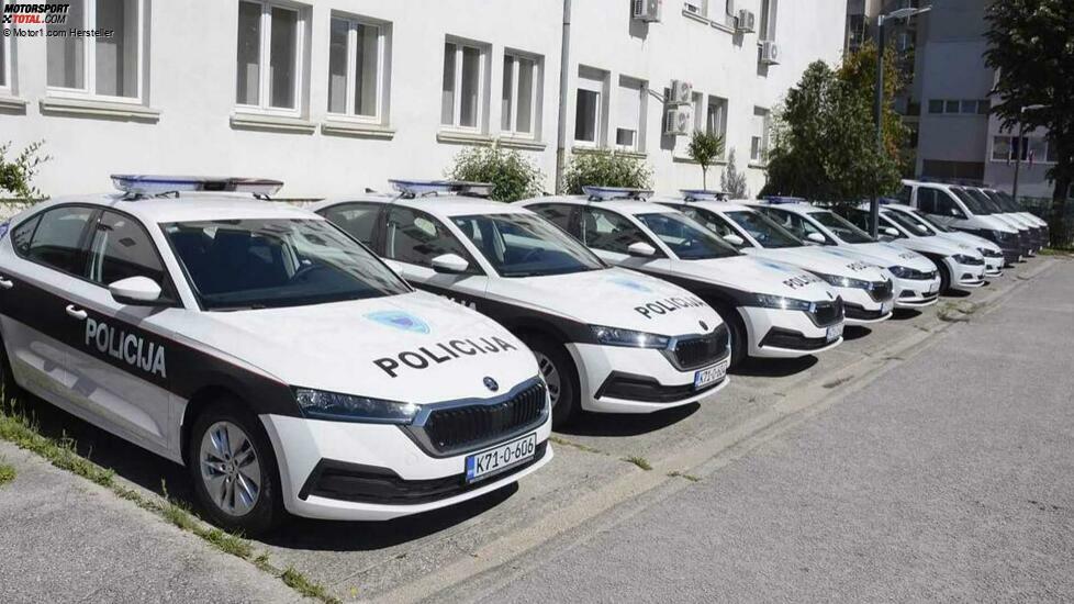 Skoda Modelle als Polizeifahrzeuge 2021