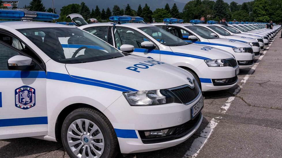 Skoda Modelle als Polizeifahrzeuge 2021