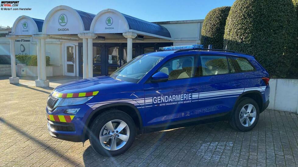 Skoda Modelle als Polizeifahrzeuge 2021