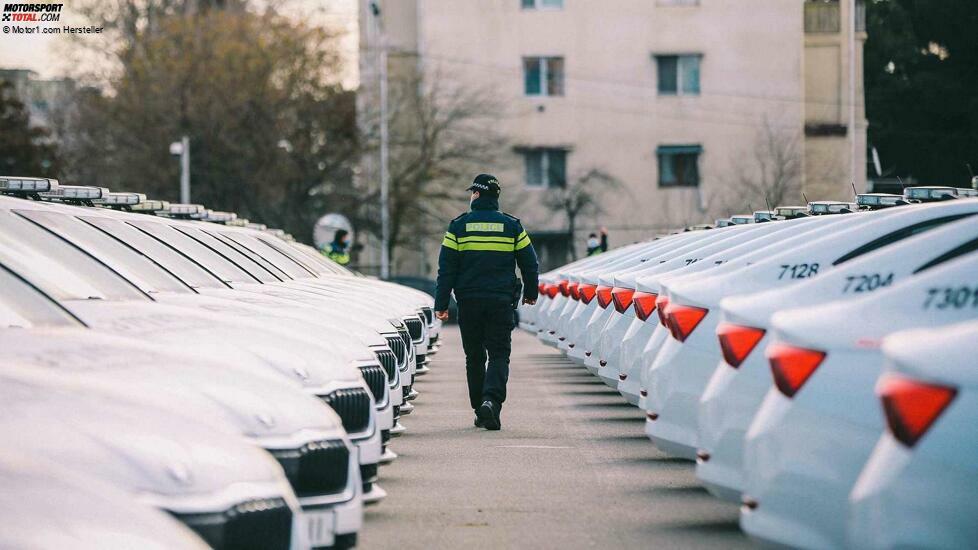 Skoda Modelle als Polizeifahrzeuge 2021